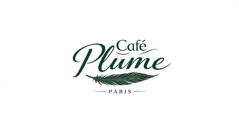Identité du Café Plume par Visualift